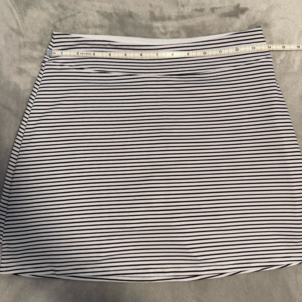 Soybu Athletic Skort Skirt Black & White Stripe Size XS - Picture 6 of 7